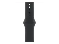 Apple - Bånd for smart armbåndsur 42mm - M/L-størrelse - svart - for Watch Hermès Series 7, Hermès Series 9, SE 3, Series 10, Series 11, Series 8, Series 9