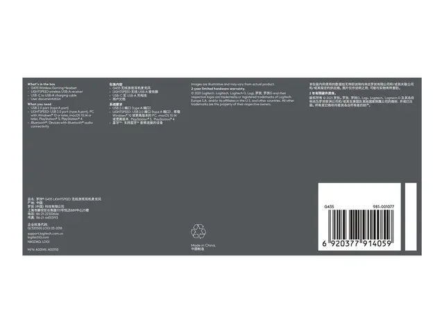 Logitech Lightspeed G435 - Hodesett - full størrelse - Bluetooth /...
