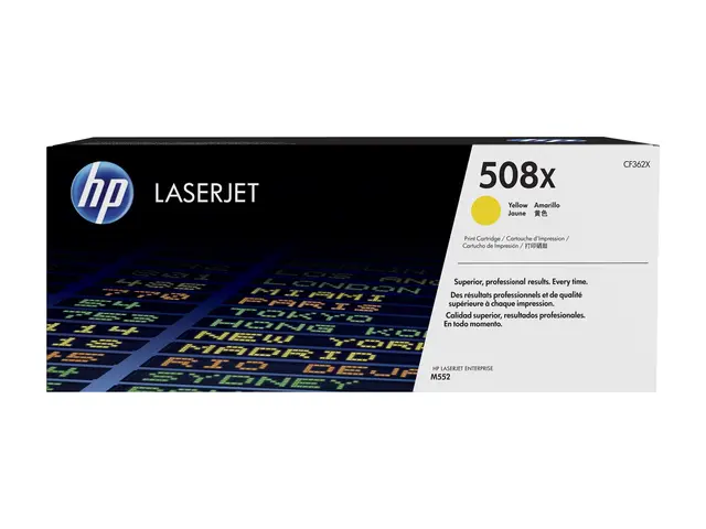 HP 508X - Høy ytelse - gul - original - LaserJet - tonerpatron (CF...