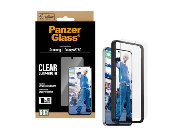 PanzerGlass - Skjermbeskyttelse for mobiltelefon - ultravid passfo...
