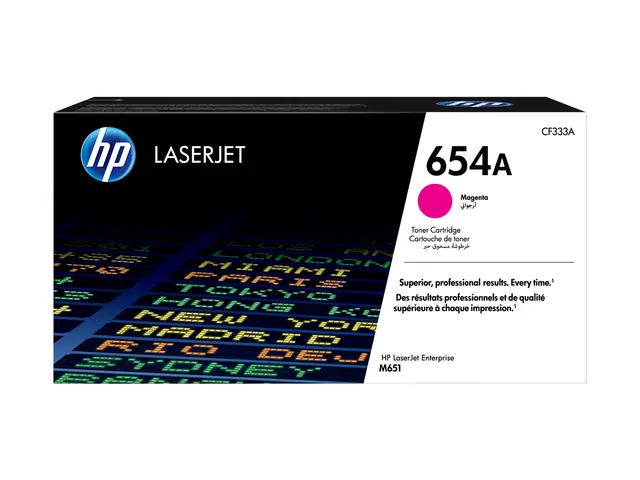 HP 654A - Magenta - original - LaserJet - tonerpatron (CF333A) - f...