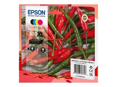 Epson 503XL Multipack - 4-pack XL svart, cyan, magenta, gul origin...