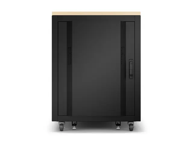 APC NetShelter - Rack (horisontal) lydisolert AC 230 V lønn 17U 19"