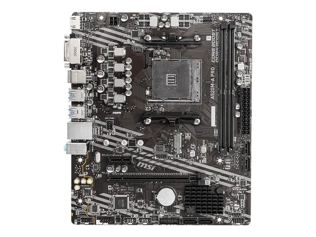 MSI A520M-A PRO - Hovedkort micro ATX Socket AM4 AMD A520 Chipset ...