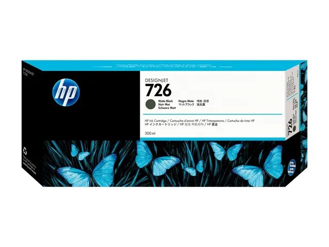 HP 726 - 300 ml matt svart original DesignJet blekkpatron for SD P...