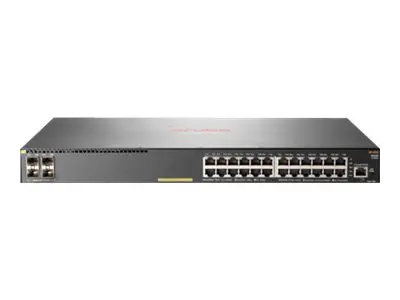 HPE Aruba 2930F 24G PoE+ 4SFP+ - Switch - L3 - Styrt - 24 x 10/100...