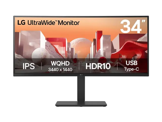 LG UltraWide 34BA75QE-B - LED-skjerm kurvet 34" 3440 x 1440 WQHD @...
