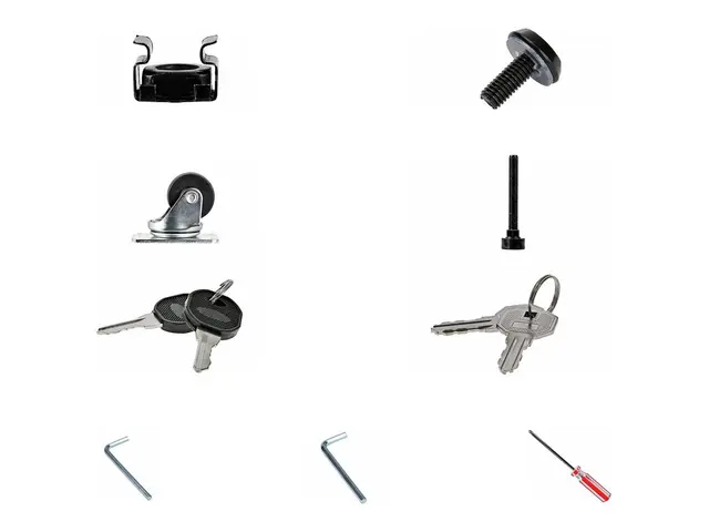 Startech 25U Network Rack Cabinet on Wheels - 36in Deep Portable 1...