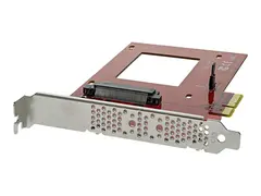 StarTech.com U.2 to PCIe Adapter - x4 PCIe For 2.5&quot; U.2 NVMe SSD - SFF-8639 PCIe Adapter - U.2 SSD - PCIe SSD - U.2 drive (PEX4SFF8639) - grensesnittsadapter - Ultra M.2 Card - PCIe 3.0 x4