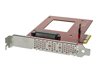 StarTech.com U.2 to PCIe Adapter x4 PCIe - For 2.5&quot; U.2 NVMe SSD - SFF-8639 PCIe Adapter - U.2 SSD - PCIe SSD - U.2 drive (PEX4SFF8639) - grensesnittsadapter - Ultra M.2 Card - PCIe 3.0 x4