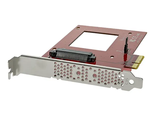 StarTech.com U.2 to PCIe Adapter - x4 For 2.5" NVMe SSD SFF-8639 d...