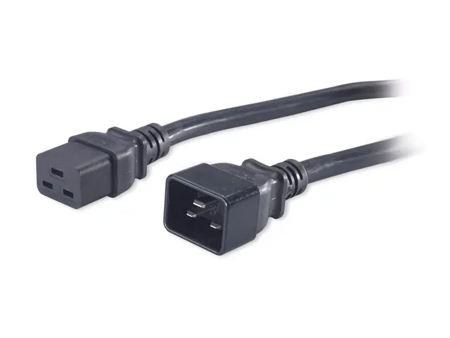 APC - Strømkabel - IEC 60320 C19 til IEC 60320 C20 - 1.98 m - svar...