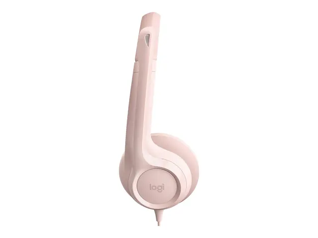 Logitech H390 - Hodesett on-ear kablet USB-A rosa