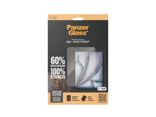 PanzerGlass - Skjermbeskyttelse for nettbrett ultrabred passform g...