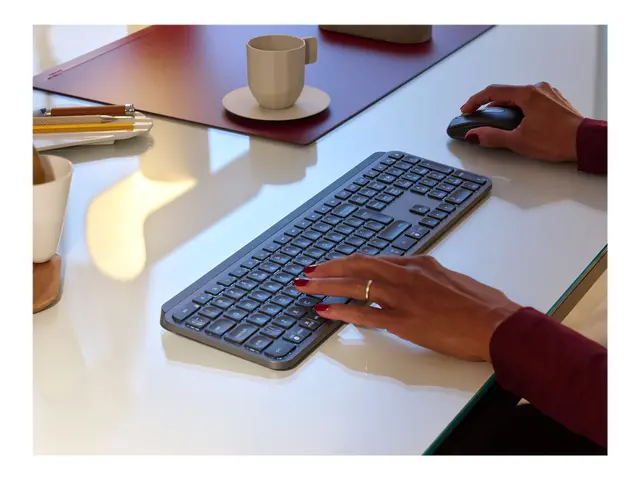 Logitech MX Keys for Business - Tastatur bakbelysning trådløs Blue...