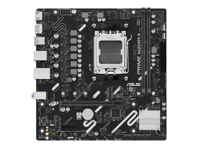 ASUS PRIME A620AM-K - Hovedkort micro ATX Socket AM5 AMD A620A Chi...