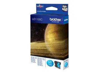 Brother LC1100C - Cyan - original blekkpatron - for Brother DCP-185, 395, 585, 6690, J715, MFC-490, 5490, 790, 795, 990, J615; Justio MFC-5890