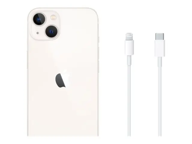 2nd-B iPhone 13 256GB Starlight B-grade - Brukt 2 års garanti Grad...