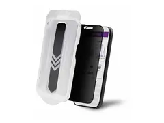 Startech - Skjermbeskyttelse for mobiltelefon 4-veis, personvernfilter, for portrett/landskap, berøringsfølsom, +/-30° synsvinkel - glass - med personvernsfilter - 4-veis - klebemiddel - svart - for Apple iPhone 15 Pro