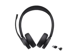 Yealink BH70 Dual - Hodesett - on-ear Bluetooth - tr&#229;dl&#248;s - USB-C via Bluetooth-adapter - svart - Certified for Microsoft Teams