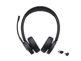 Yealink BH70 Dual - Hodesett - on-ear Bluetooth - tr&#229;dl&#248;s - USB-C via Bluetooth-adapter - svart - Certified for Microsoft Teams