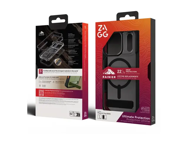 ZAGG Rainier Snap - Baksidedeksel for mobiltelefon robust med stat...