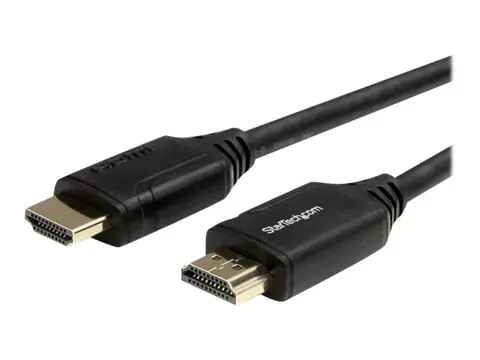 StarTech.com StarTech.com Premium Certified High Speed HDMI 2.0 Cable with Ethernet 10ft 3m - Ultra HD 4K 60Hz - 10 feet HDMI Male to Male Cord - 30AWG (HDMM3MP) - HDMI-kabel med Ethernet - 3 m