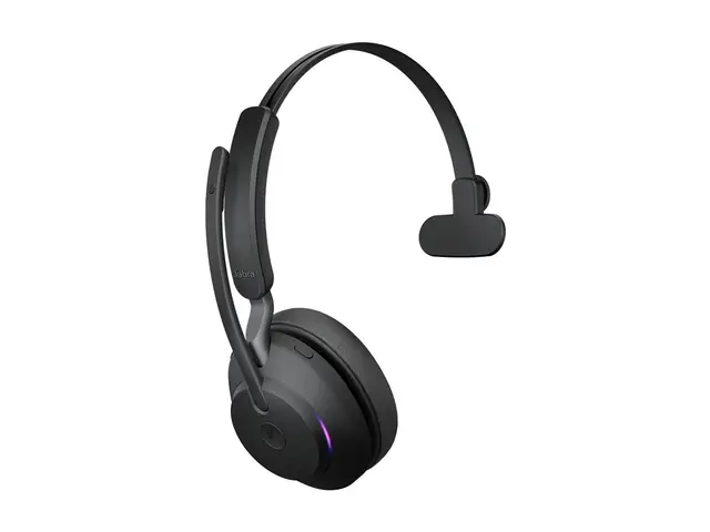 Jabra Evolve2 65 MS Mono - Hodesett - on-ear - konvertibel - Bluet...