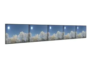HI-ND VIDEO ROW - Monteringssett - landskap for 5x1 videovegg - skjermstørrelse: 32" - veggmonterbar