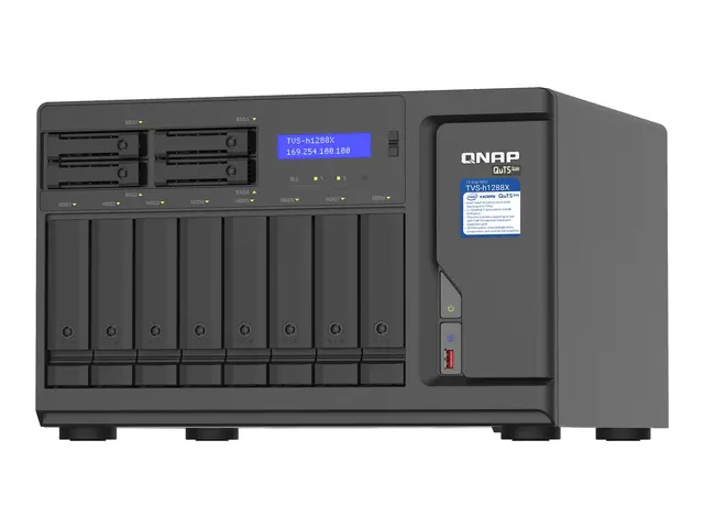 QNAP TVS-h1288X - NAS-server - 12 brønner - SATA 6Gb/s - RAID 0, 1...