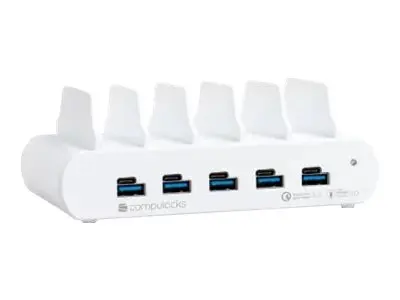 Compulocks 5 Port USB-C and USB-A Charging Dock with UK Plug - Lad...