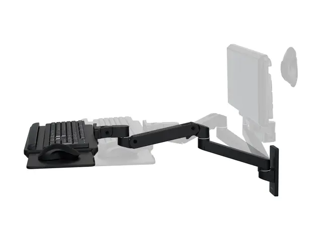 Ergotron LX Pro - Tastatur/musearm-monteringsbakke justerbar veggm...
