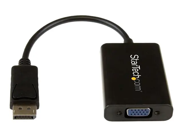 StarTech.com DisplayPort to VGA Adapter with Audio - 1920x1200 DP ...