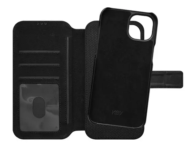 KEY Unstad - Lommebok for mobiltelefon MagSafe-samsvar stoff, PU N...