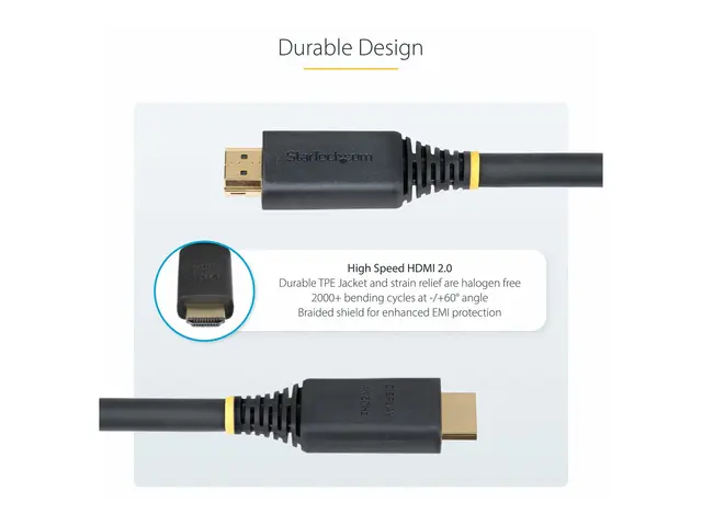 StarTech.com 10m (32.8ft) Active High Speed HDMI Cable, 4K60Hz - H...