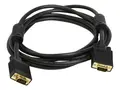 Ergotron - VGA-kabel - HD-15 (VGA) (hann) til HD-15 (VGA) (hann) 3 m - formst&#248;pt - svart - for P/N: 45-353-026