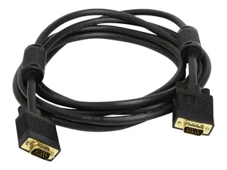 Ergotron - VGA-kabel - HD-15 (VGA) (hann) til HD-15 (VGA) (hann) 3 m - formst&#248;pt - svart - for P/N: 45-353-026