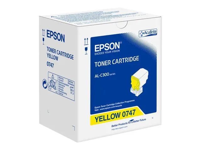 Epson - Gul - original - tonerpatron - for Epson AL-C300; AcuLaser...