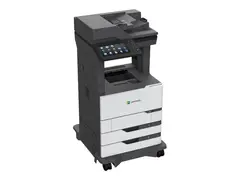 Lexmark MX826ade - Multifunksjonsskriver S/H - laser - 215.9 x 355.6 mm (original) - A4/Legal (medie) - opp til 66 spm (kopiering) - opp til 66 spm (trykking) - 1200 ark - 33.6 kbps - USB 2.0, Gigabit LAN, USB 2.0 vert