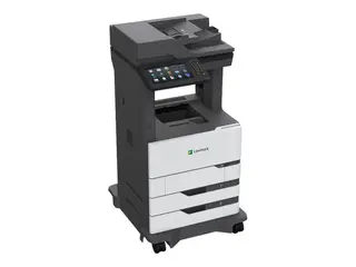 Lexmark MX826ade - Multifunksjonsskriver S/H - laser - 215.9 x 355.6 mm (original) - A4/Legal (medie) - opp til 66 spm (kopiering) - opp til 66 spm (trykking) - 1200 ark - 33.6 kbps - USB 2.0, Gigabit LAN, USB 2.0 vert