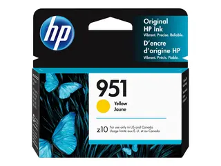 HP 951 - 9 ml - gul - original - Officejet blekkpatron - for Officejet Pro 251dw, 276dw, 8100 ePrinter, 8600 Premier, 8610, 8620, 8640