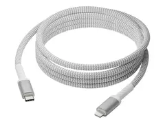 dbramante1928 re-charge - Lightning-kabel USB-C hann til Lightning hann - 2.5 m - braided, 100 % resirkulert plast