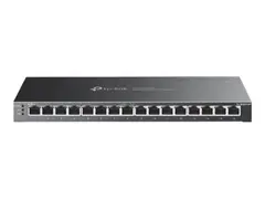 TP-Link JetStream TL-SG2016P V1 - Switch L2+ - Styrt - 16 x 10/100/1000 - rackmonterbar, overflatemonterbar