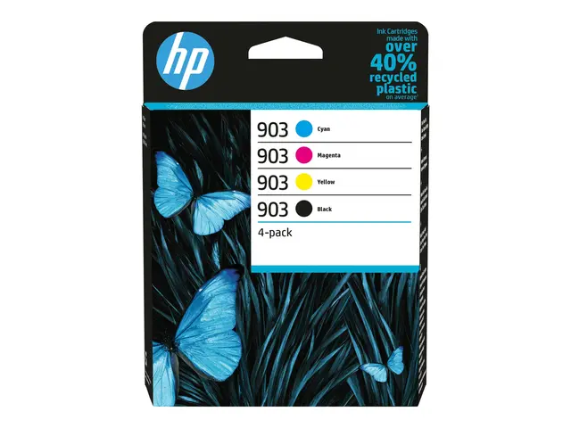 HP 903 - 4-pack - svart, gul, cyan, magenta - original - blekkpatr...