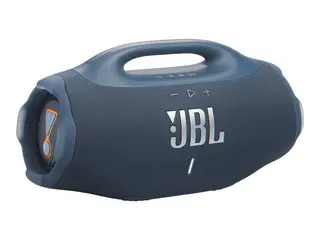 JBL Boombox 4 - Boombox-høyttaler - for bærbar bruk trådløs - Bluetooth - 210 watt - blå
