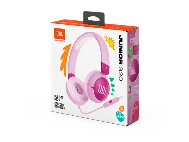 JBL Junior 320 - Hodetelefoner med mikrofon - full størrelse - kab...
