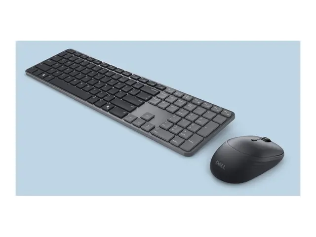 Dell Pro 7 KM726 - Tastatur- og mussett smalt trådløs 2.4 GHz, Blu...