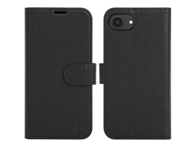 iiglo - Lommebok for mobiltelefon 2-i-1 prima polyuretanlær svart ...