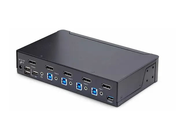 StarTech.com 4-Port DisplayPort 1.4 KVM Switch, 8K 60Hz / 4K 144Hz...