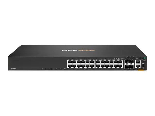 HPE Aruba Networking CX 6200F 24G 4SFP+ TAA Switch - Max. Stacking...